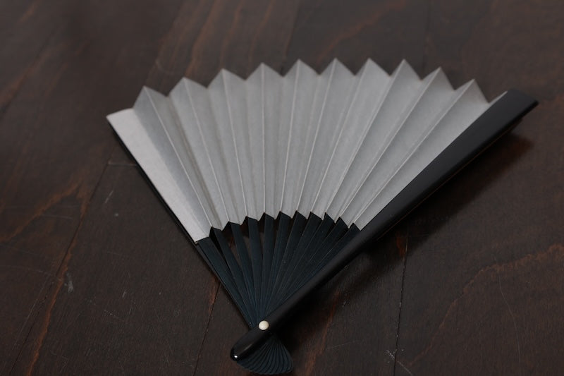 Obi decration (Obishime,Obiage) Sensu(folding fan) 3 piece set white gold new/RR1