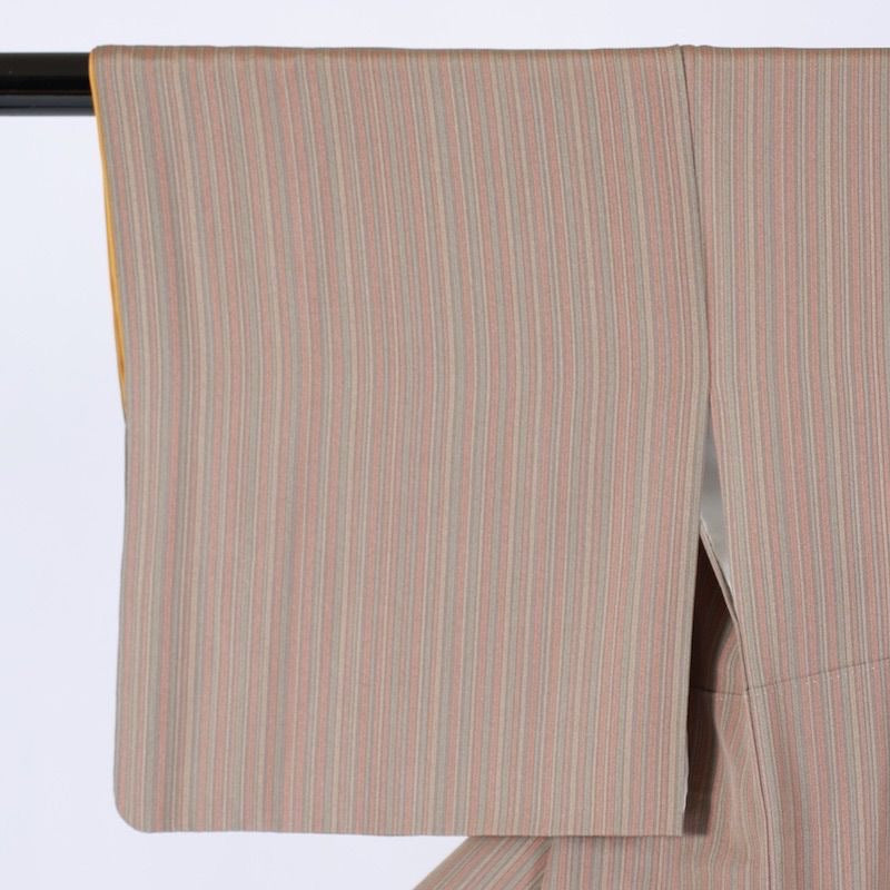Japanease kimono used(komon)sizeMsilk100%/K399