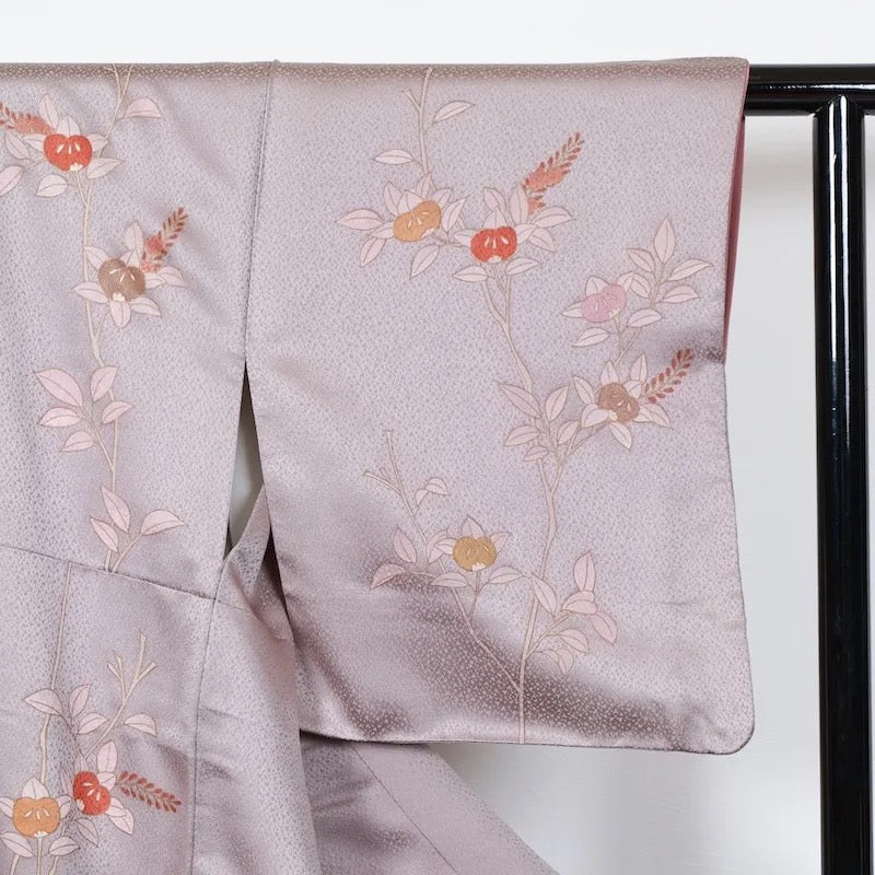 Japanese kimono used <houmongi> Msize  silk 100% /T109