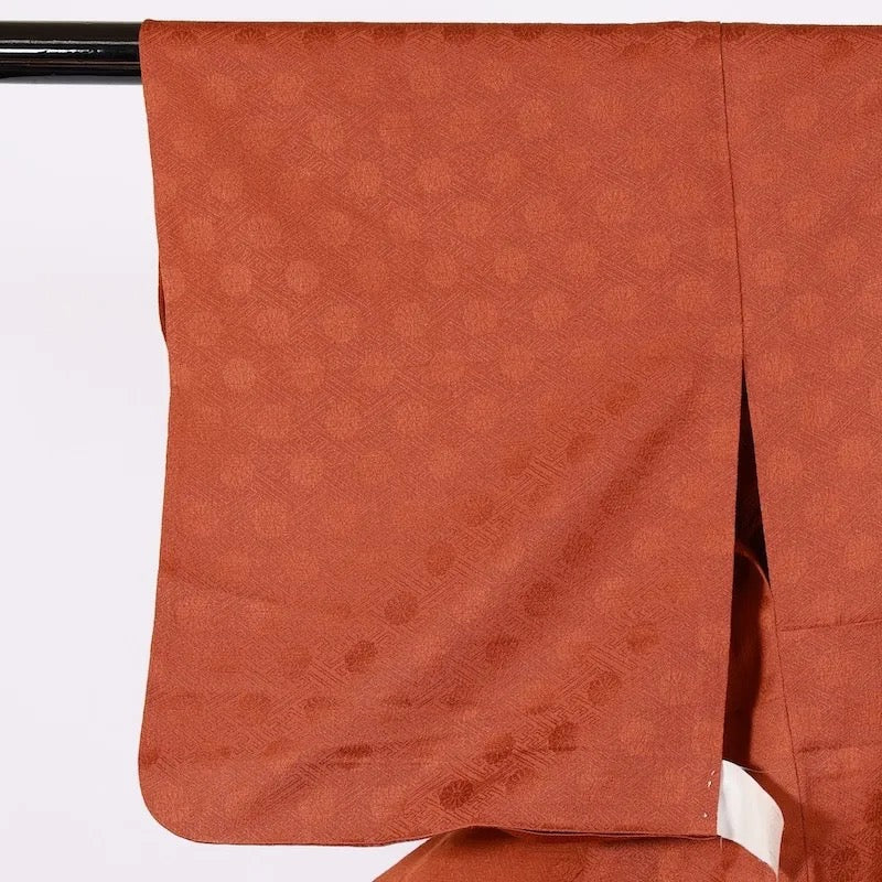 Japanese kimono used(iromuji)SizeM 100%silk/K57