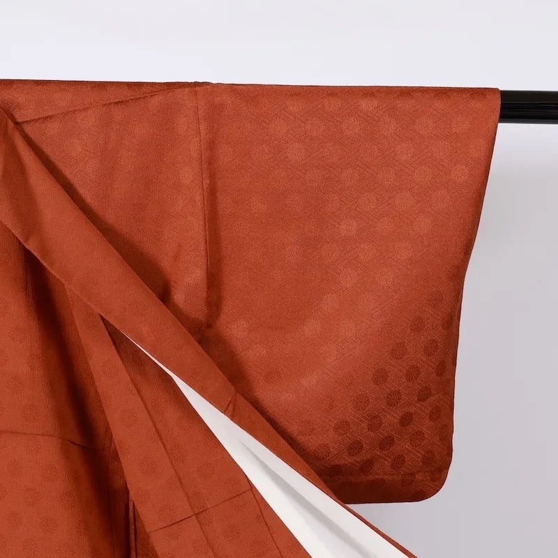 Japanese kimono used(iromuji)SizeM 100%silk/K57