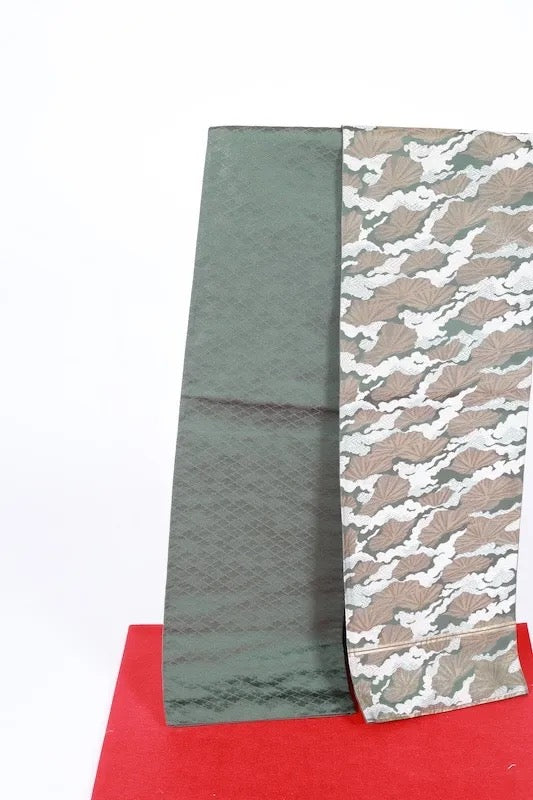 Japanese used sash belt (Fukuro-obi) Tetron/B1288