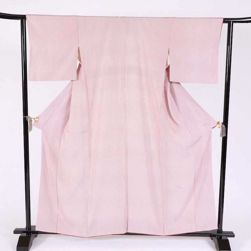 Japanease kimono used(komon)sizeLsilk100%/K
