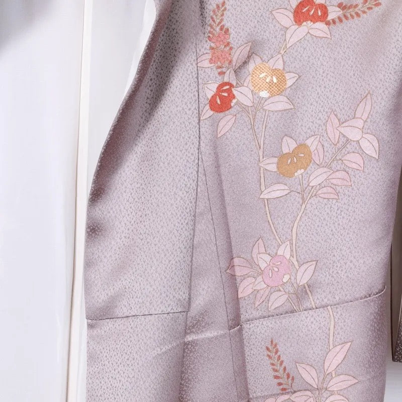 Japanese kimono used <houmongi> Msize  silk 100% /T109