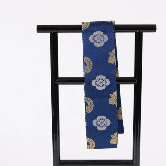 Japanese kimono used sash belt (kakuobi) men's  tetron/K359