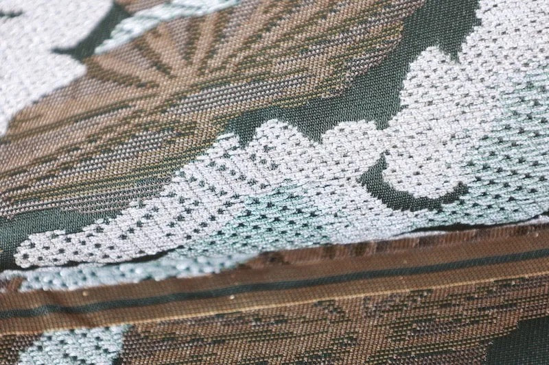 Japanese used sash belt (Fukuro-obi) Tetron/B1288