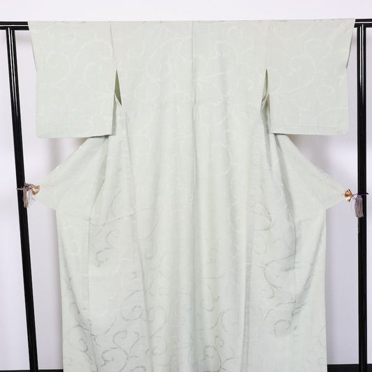 Japanese kimono used <Iromizi> Msize  silk 100% /T103