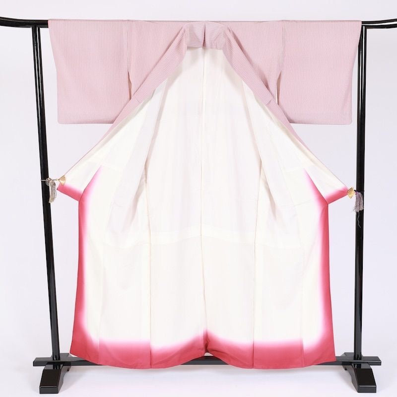 Japanease kimono used(komon)sizeLsilk100%/K