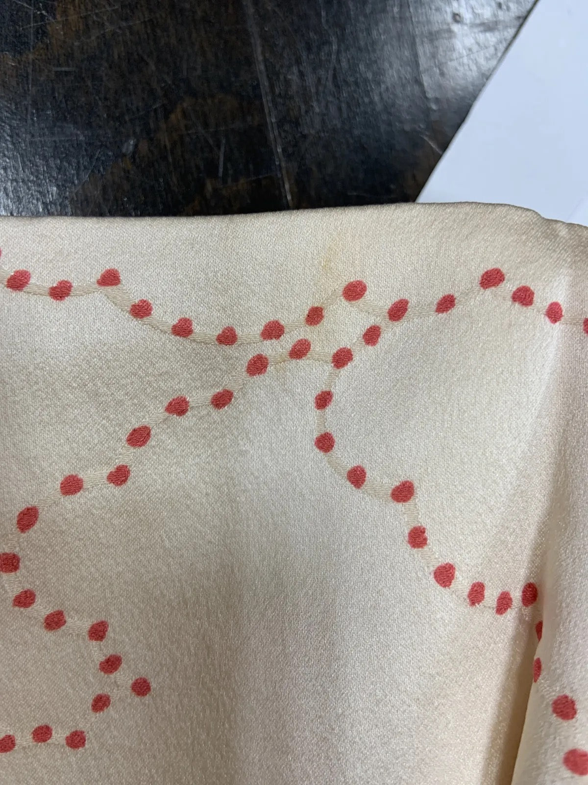 Japanese kimono  Coat (Michiyuki) M-size 100% silk  / B1195