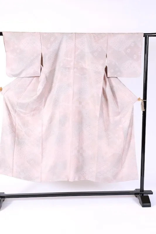 Japanease kimono used(komon)sizeS silk100%/K289