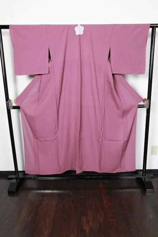 Summer- kimono, brand new, unused, ro (black) fabric, purple, single crest, R26