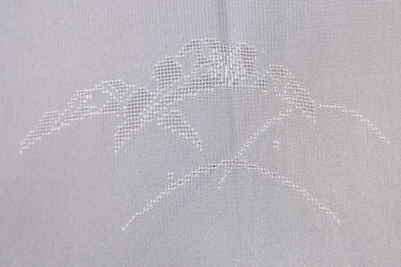 Komon (used kimono), Nishijin weave, Monsha fabric, gray, dewdrop pattern, R20
