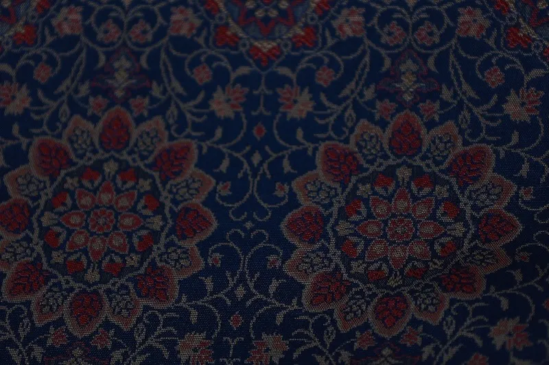 Nagoya Obi(fabric) – Brand New, Untailored – Black, Red, Brown –A415