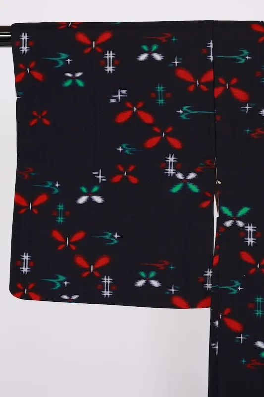 Japan used Haori – Indigo, Red, Green, White – Butterfly, Swallow,G95