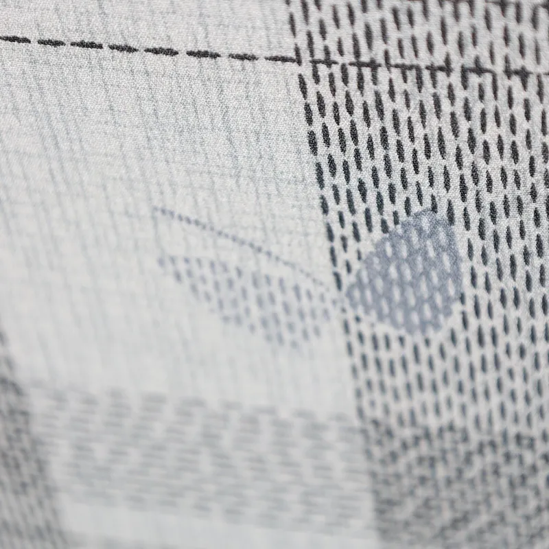 Komon (casual patterned kimono) – Brand-new bolt of fabric – Gray, black, and matcha green – Butterfly and lattice patterns – W25