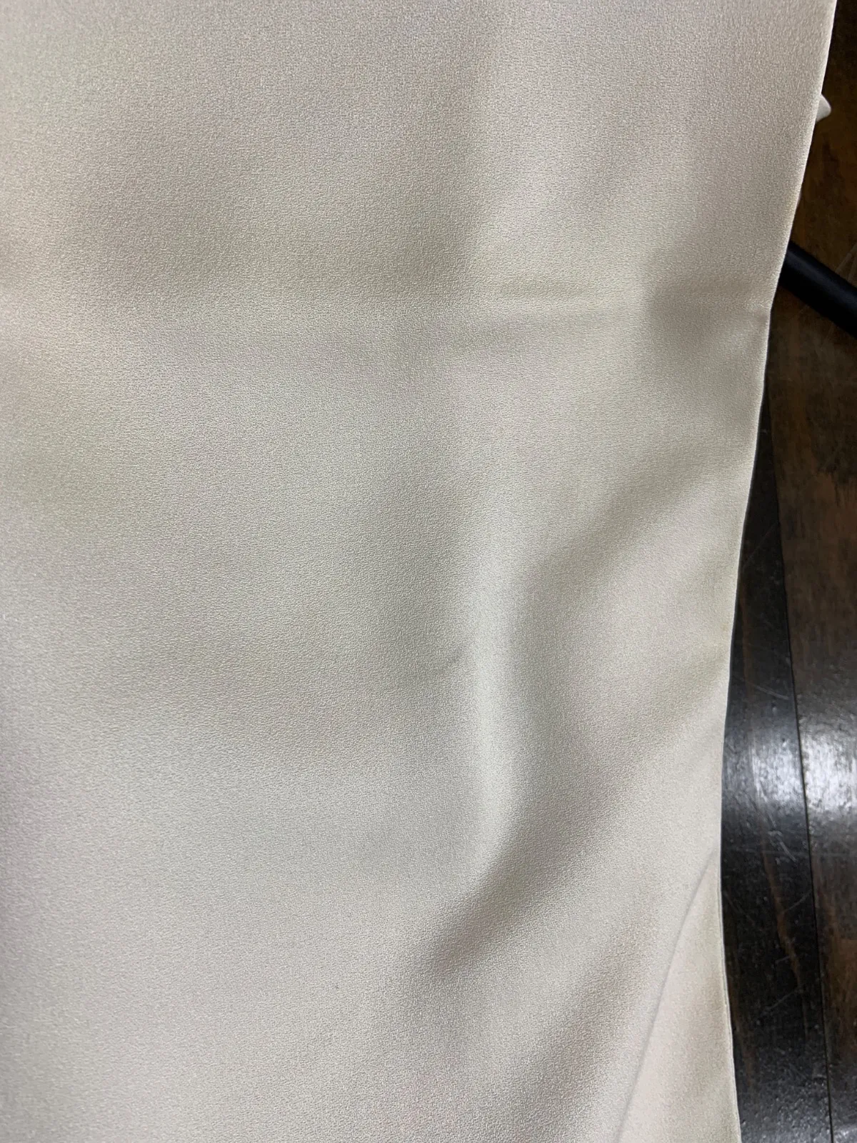 Visiting kimono used, off-white, gray, white, blue, green, silver, bamboo pattern, embroidery, B1426