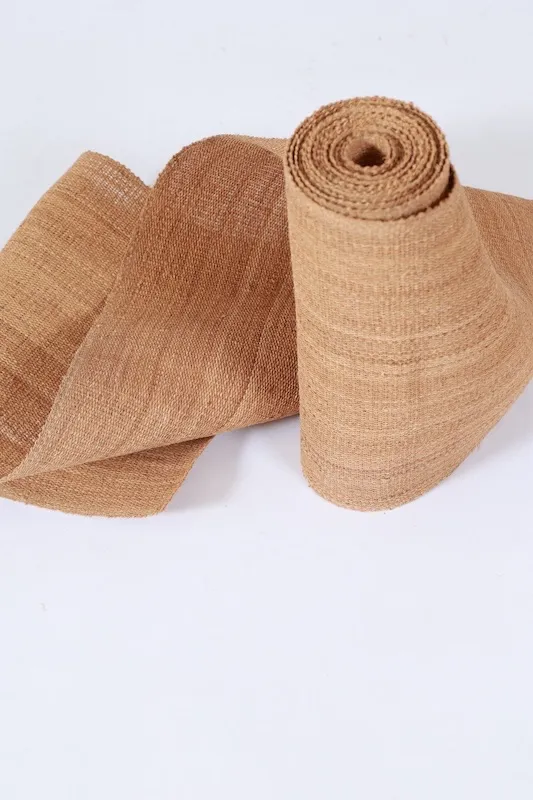 Nagoya Obi – Brand New, Unfinished – Shina-fu (Linden Bark Fiber) – Hand-spun & Hand-woven – AS10