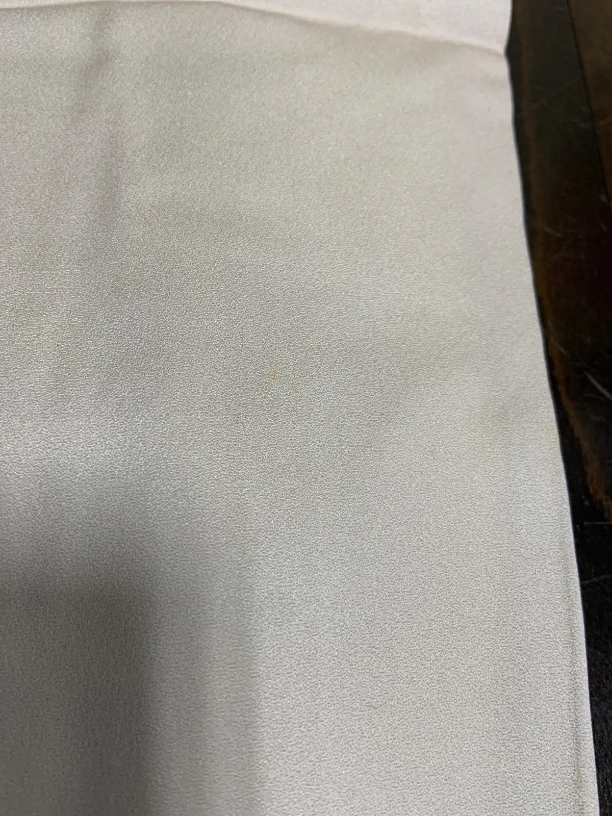 Visiting kimono used, off-white, gray, white, blue, green, silver, bamboo pattern, embroidery, B1426