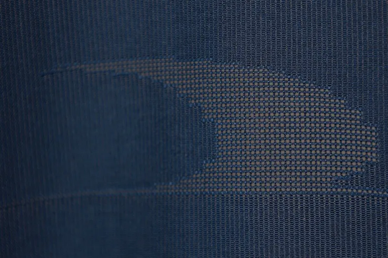 Komon (used kimono), Monsha , Navy, Geometric pattern, R37