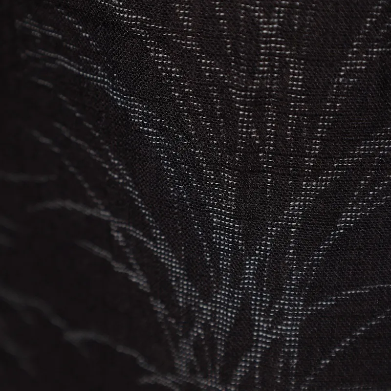 Komon (used kimono) in indigo, gray, and pampas grass pattern, T22