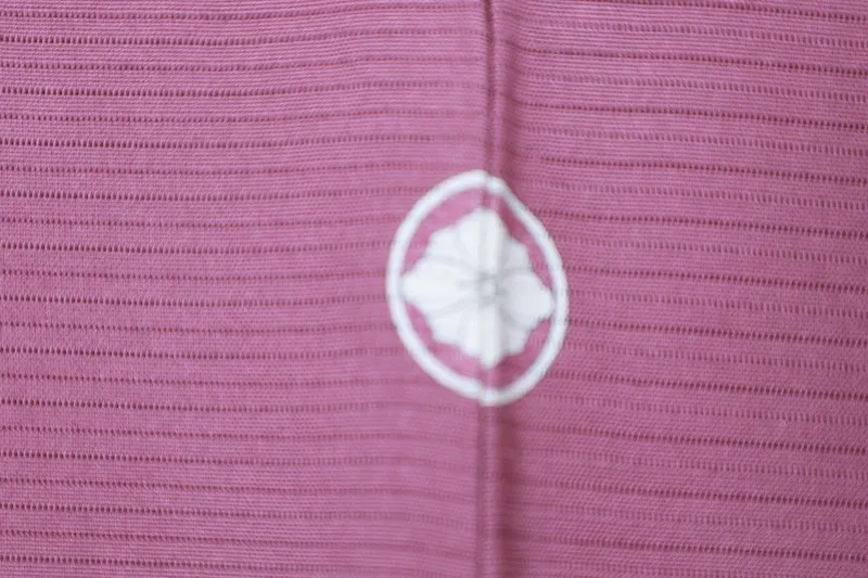 Summer- kimono, brand new, unused, ro (black) fabric, purple, single crest, R26