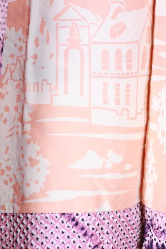 Japan used Haori – Purple, pale cherry-blossom pink, and white; floral pattern; *boshi-shibori* and *hikita-shibori* (tie-dyeing techniques) – T167