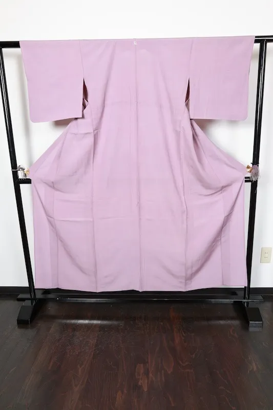 Summer used kimono color light purple b30