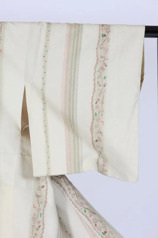 Tokamachi Tsumugi(Jaan used kimono) – Beige, Brown, Green, Indigo, WhiteK323