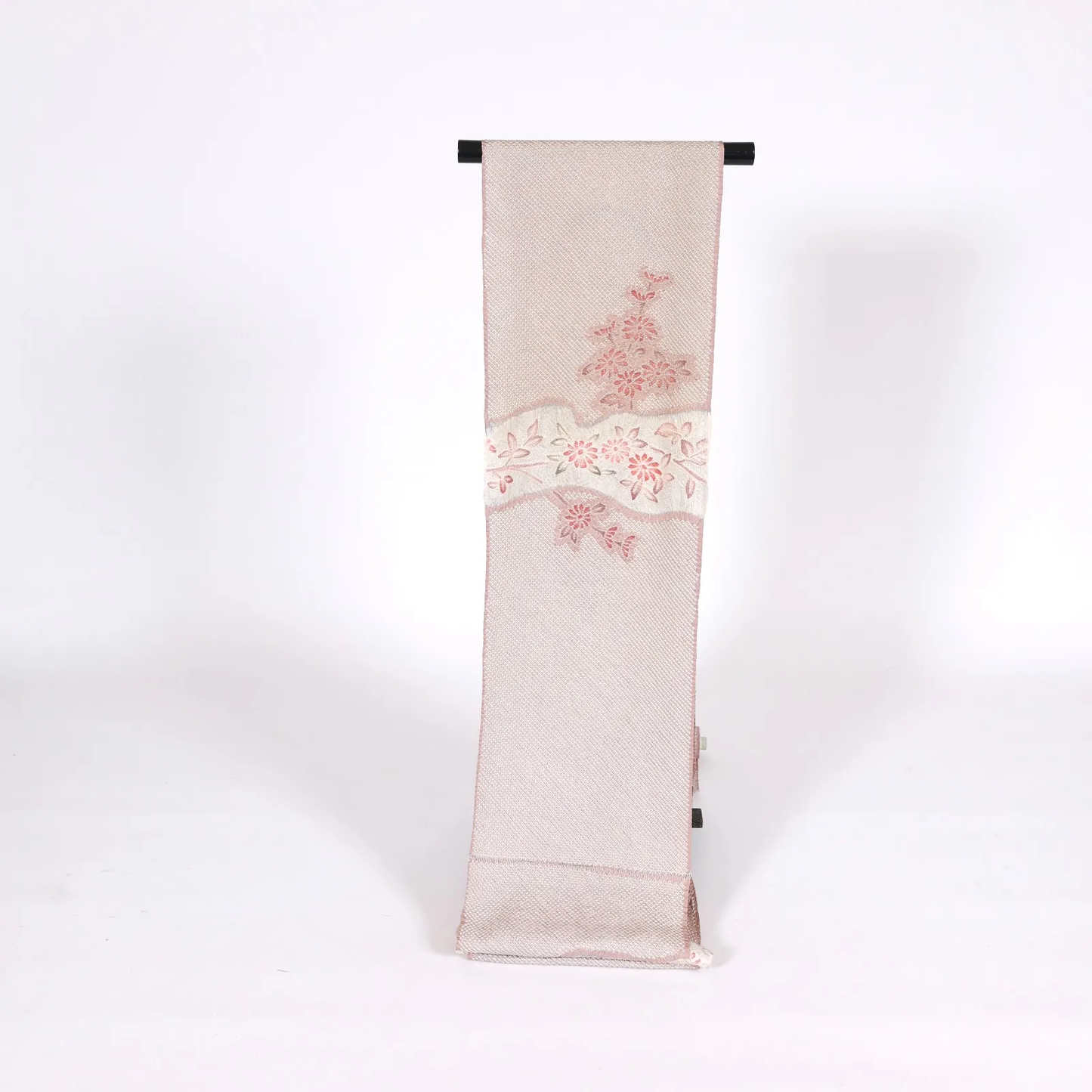 Brand new, unsewn *haori*  all-over *shibori* (tie-dye) in *hikitta* style; light brown with floral design / B006
