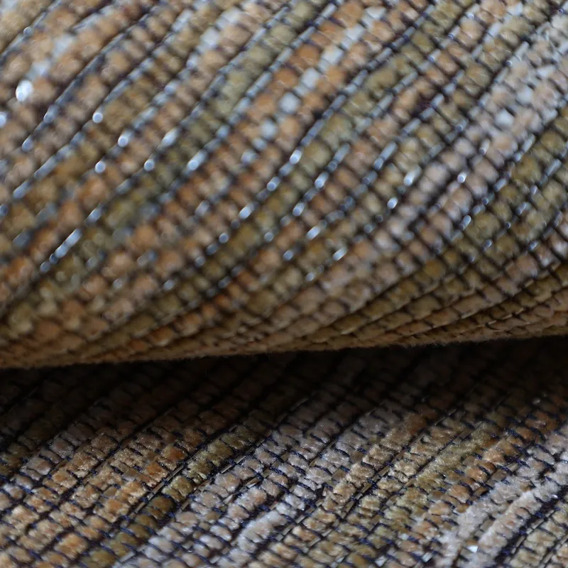 Fukuro obi used(formal sash), woven, shades of brown, gold O