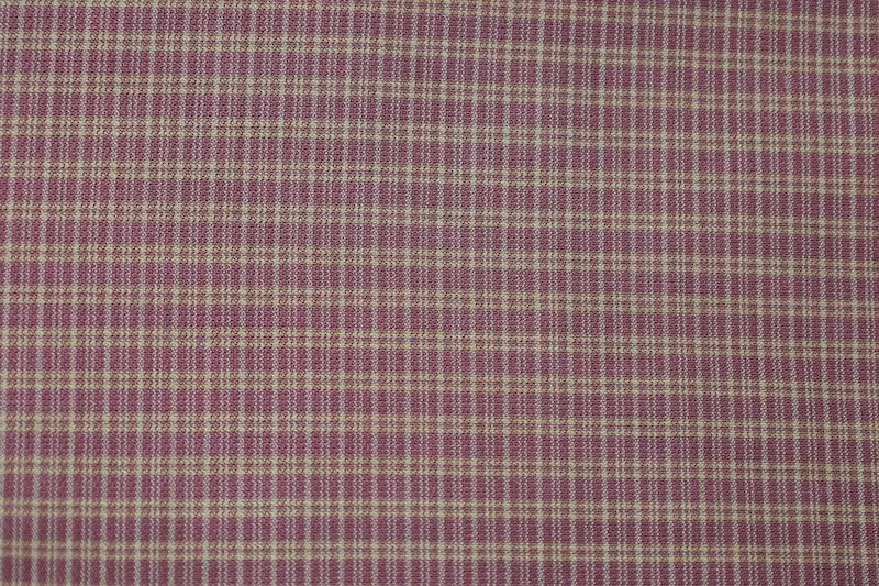 Tsumugi(Japan used kimono), Kihachijo, Yellow/Brown, Plaid, R152