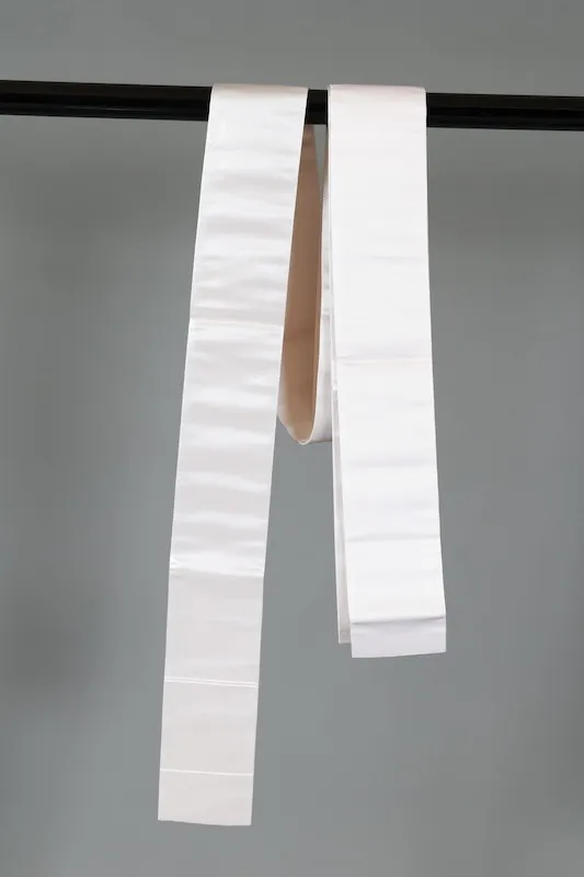 Men's yukata obi (sash), brand new, pearl foil, L140