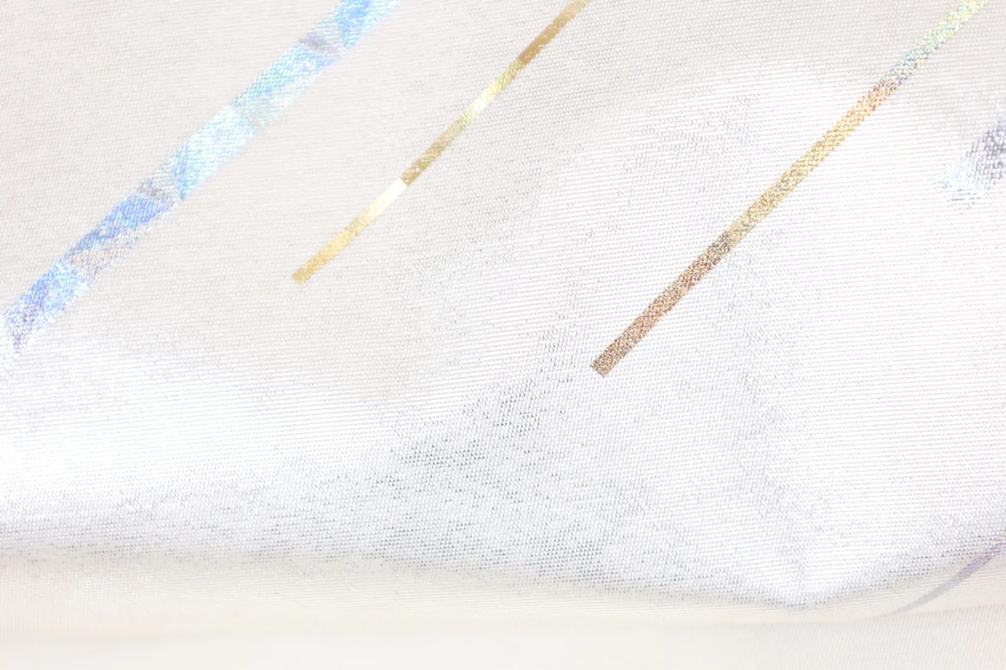 Nagoya Obi(used sash) – Traditional Craftsmanship by Shohei Hori – Hikihaku (Gold/Silver/Pearl Leaf) R127