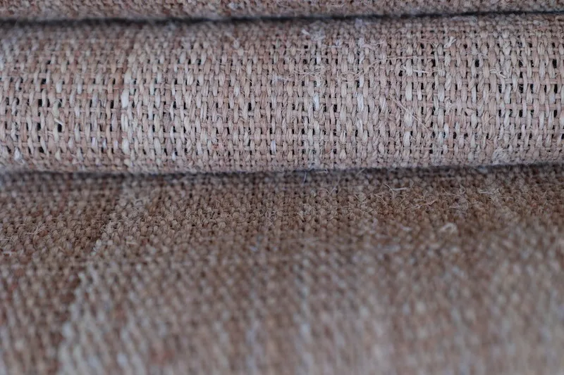 Nagoya Obi – Brand New, Unfinished – Shina-fu (Linden Bark Fiber) – Hand-spun & Hand-woven – AS10