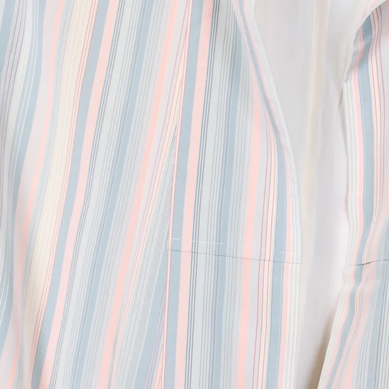 Japan used kimono fabric, shades of gray, orange, beige, indigo, and irregular stripes. T53