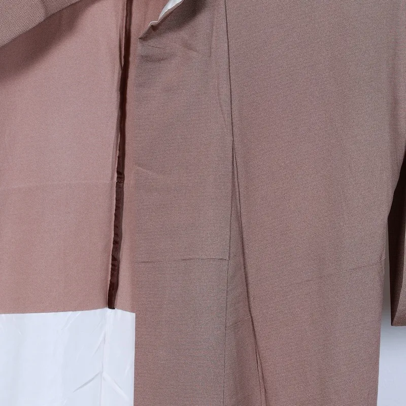 Ise-kata Komon (used kimono fabric), formal style, brown, artist-made, T13