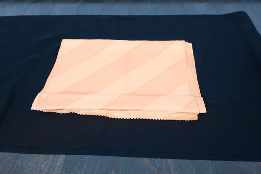 Orange used Stole with Diagonal Stripes (Os9)