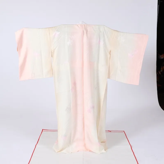 Nagajuban (used under-kimono) – Pink ombre/shaded design, A133