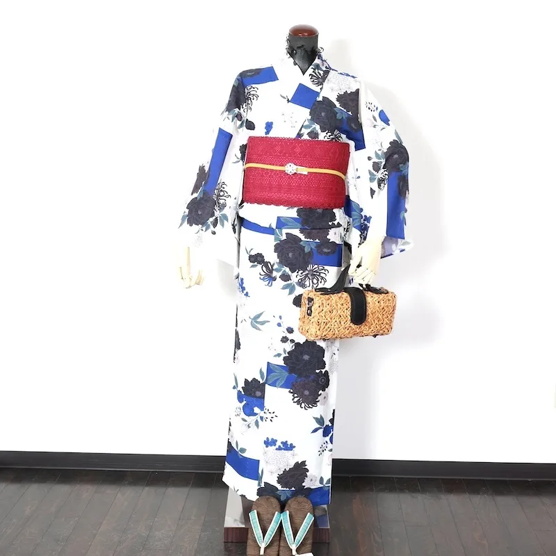 New YUKATA polyester M-size /B-004