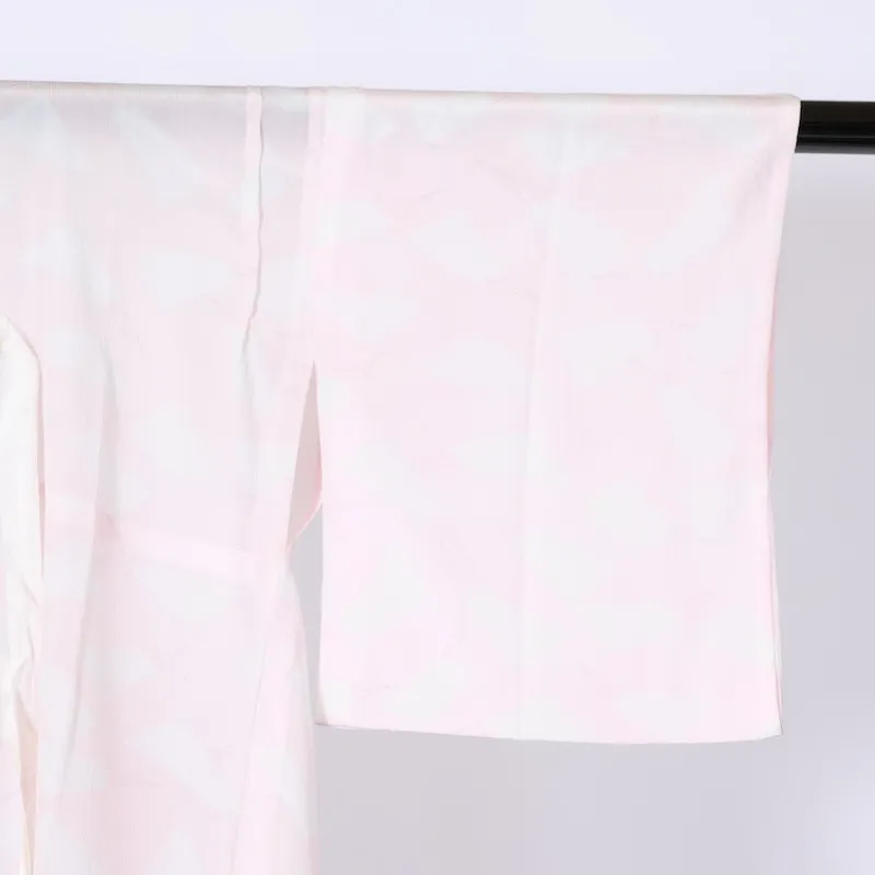 Nagajuban (Under-used kimono) – Pink – Fan Pattern – K200
