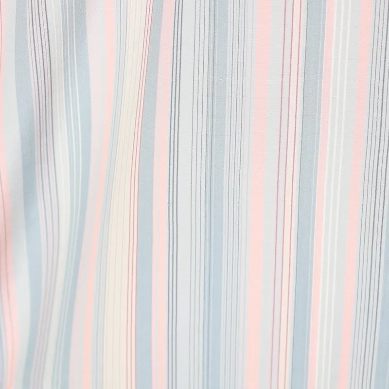 Japan used kimono fabric, shades of gray, orange, beige, indigo, and irregular stripes. T53