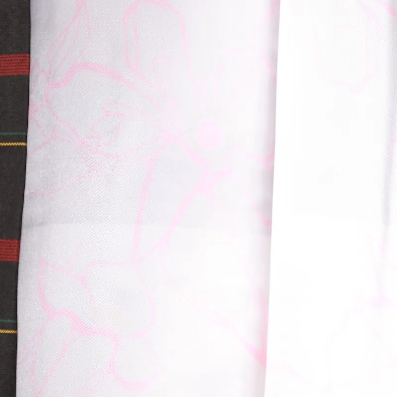 used Haori – Black, Dark Red, Green, Yellow – T267