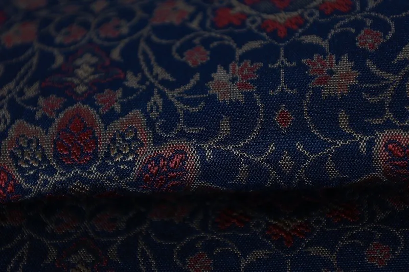 Nagoya Obi(fabric) – Brand New, Untailored – Black, Red, Brown –A415