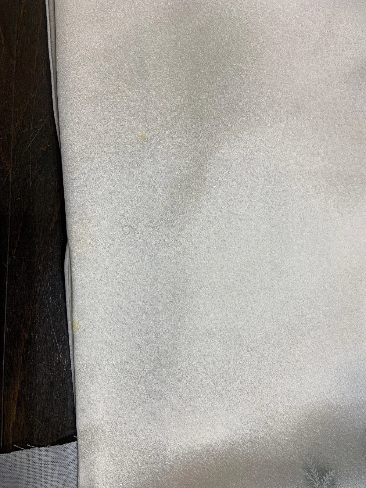Visiting kimono used, off-white, gray, white, blue, green, silver, bamboo pattern, embroidery, B1426