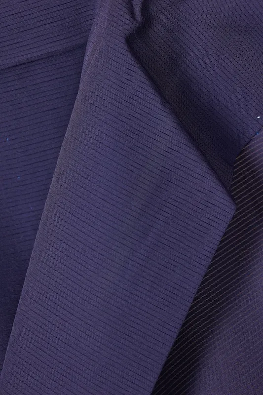 Summer used kimono, navy blue, single crest (Gosan no Kiri), R10