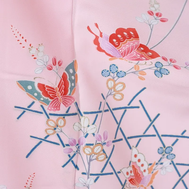 Tsukesage used Kimono – Pink, Red, Purple, Brown, Indigo; A330