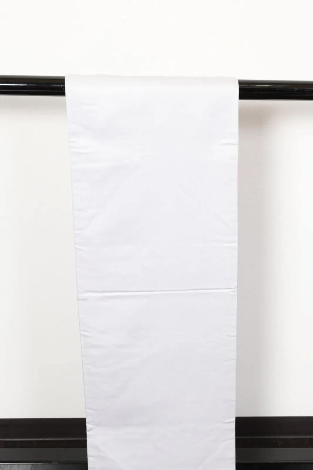 Nagoya Obi(used sash) – Blue, shades of purple, gray, silver, and gold; *hikihaku* (gold/silver leaf strip) technique – R124