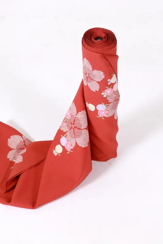 Komon fabric , brand new, unstitched. Colors: red, pink, gray, light purple, cherry blossom. J33