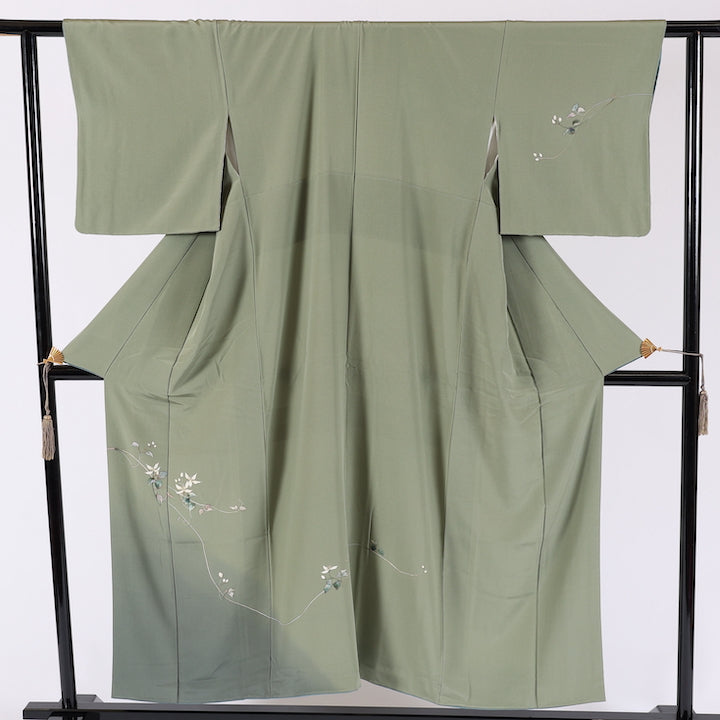 Japanese kimono  (Tsukesage) M-size 100% silk  / 530