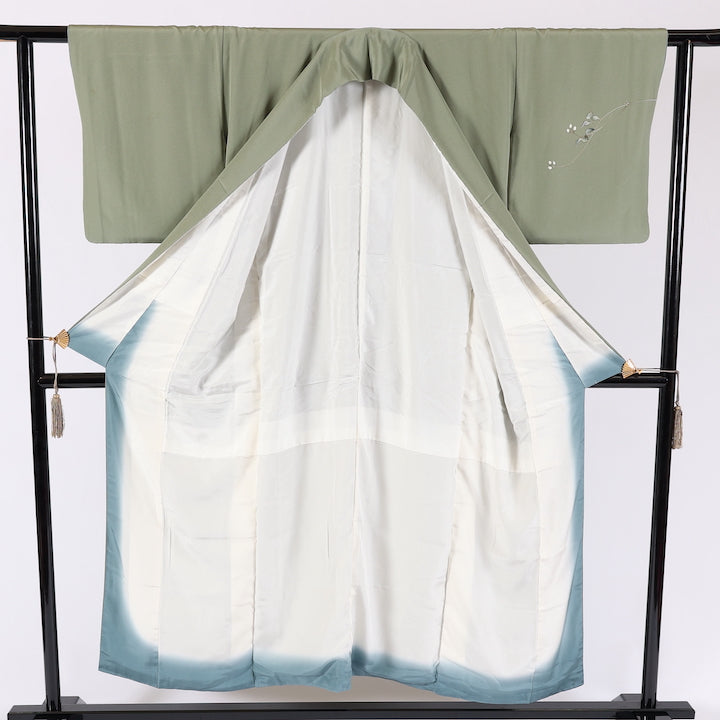 Japanese kimono  (Tsukesage) M-size 100% silk  / 530